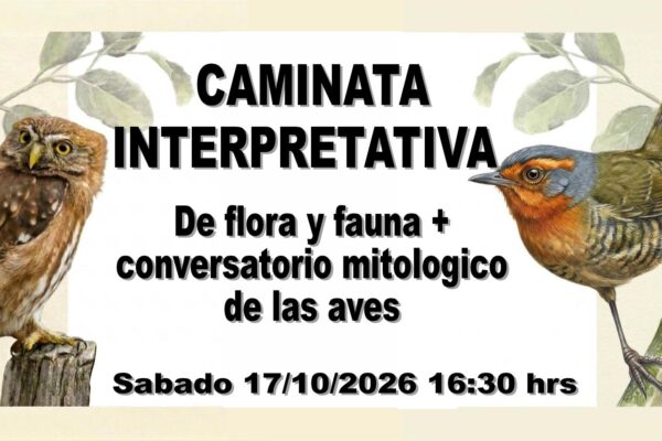 «mitología de las aves» Caminata interpretativa