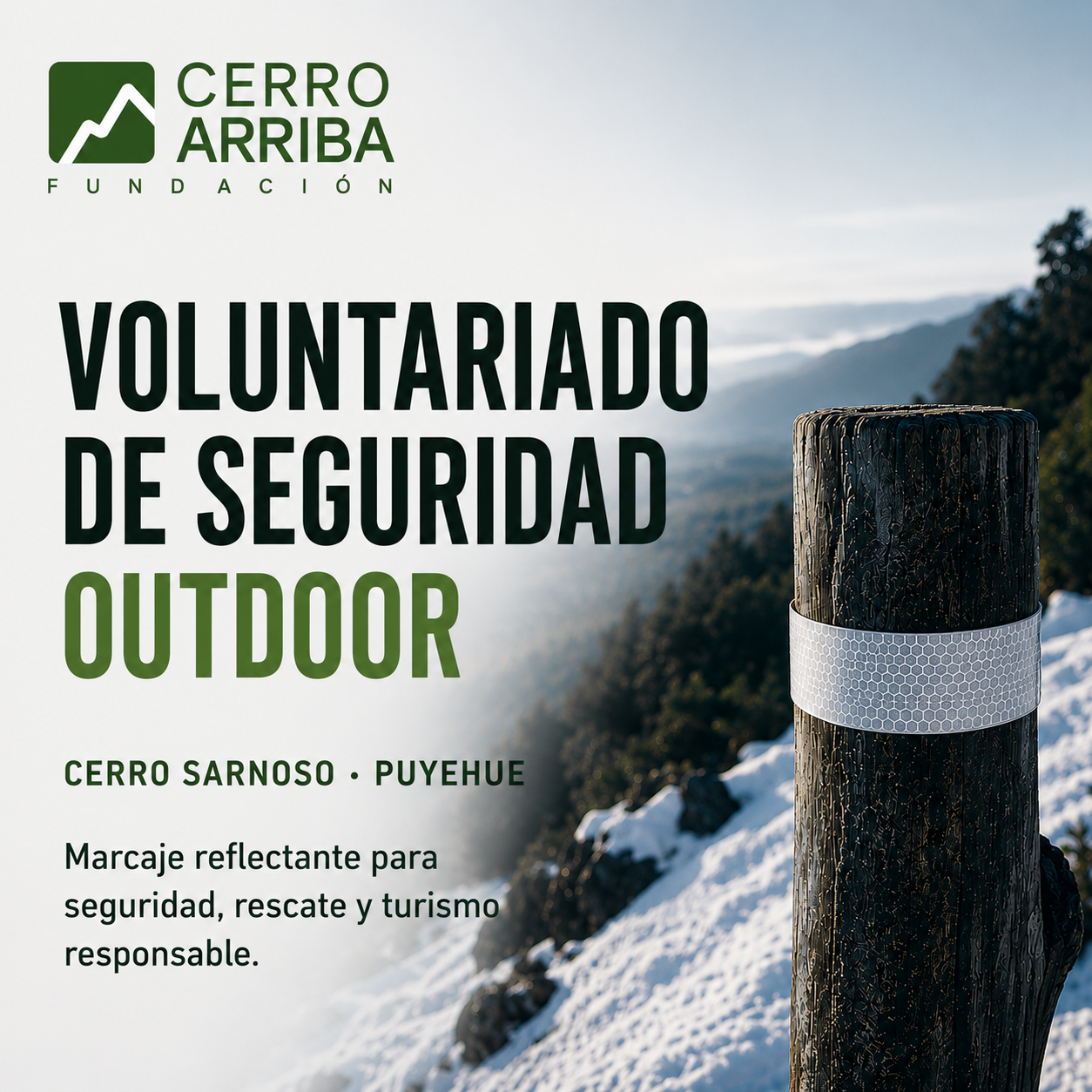 «Señales que salvan vidas» Ruta Segura en el Cerro Sarnoso